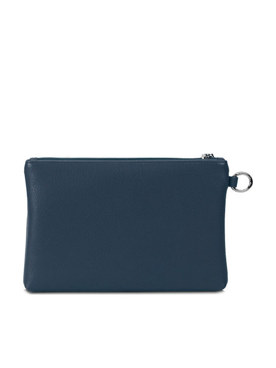 Blaue Damen-Clutch