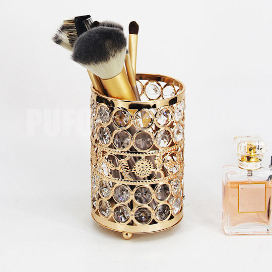 Luxorise Goldene Kosmetikorganisationsbasis