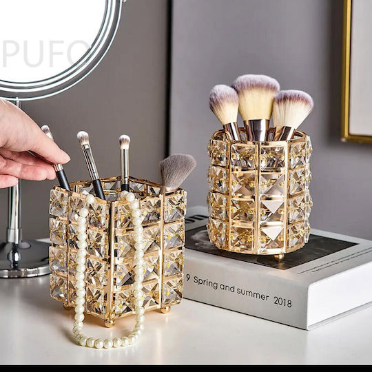 Luxorise Goldene Kosmetikorganisationsbasis