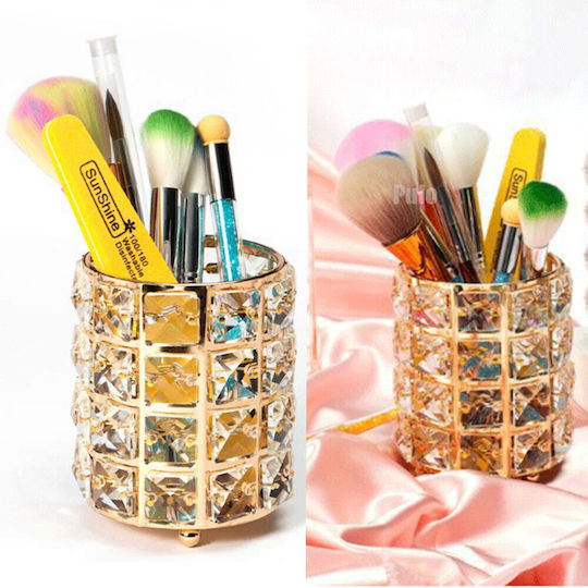 Luxorise Goldene Kosmetikorganisationsbasis