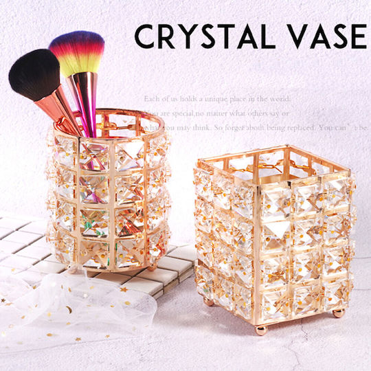 Luxorise Goldene Kosmetikorganisationsbasis