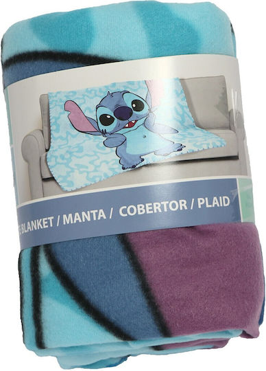 Disney Blanket Fleece Lilo & Stitch Mint Green 100x140cm