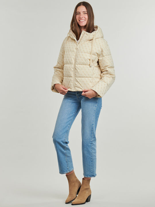 Guess Jacket Puffer Beige