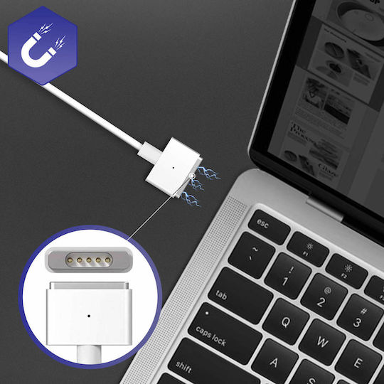 60W MagSafe 2 Netzteil MacBook Pro Retina 13'' Schnell Sicher Weiß