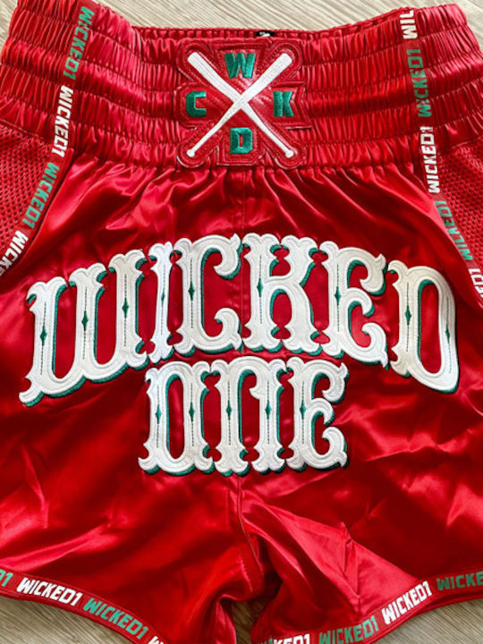Wicked1 Shorts Kick/Thai-Boxen Rot