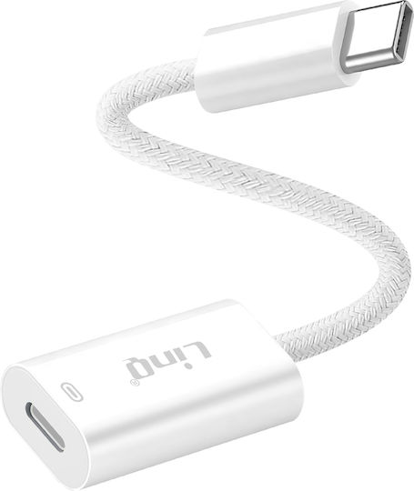 Linq USB-C zu Lightning Schnelllade-Power-Adapter 60W Weiß