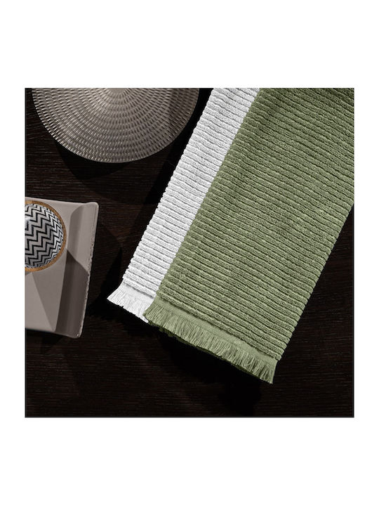 Guy Laroche Tissus Towel from 100% Cotton Haki 40x60cm 2pcs