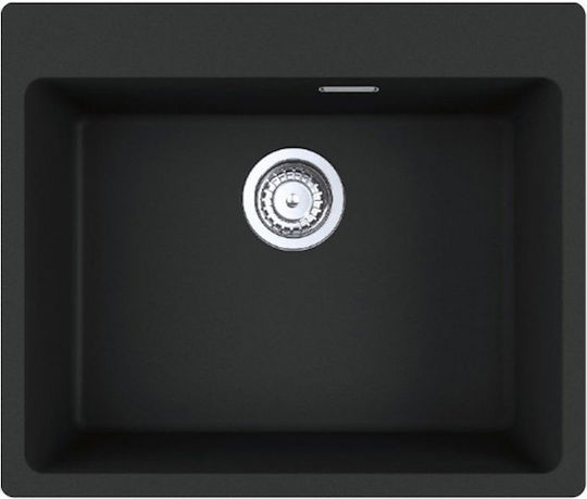Franke Centro 2.0 CNG 610/210-73 Ένθετος από Συνθετικό Γρανίτη Μ59xΠ50cm