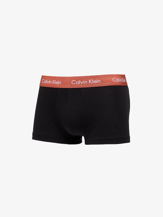 Calvin Klein Low Rise Trunk Ανδρικά Μποξεράκια 3Pack Black