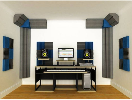 EQ Acoustics Project Corner Cubes Ηχοαπορροφητικό Υλικό (2τμχ) 30cm x 30cm x 300mm σε Μπλε Χρώμα