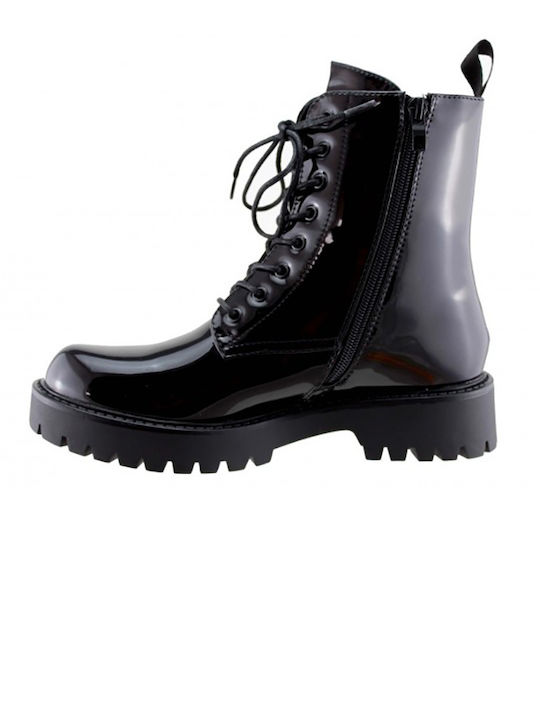 Kids Boots with Zipper Black