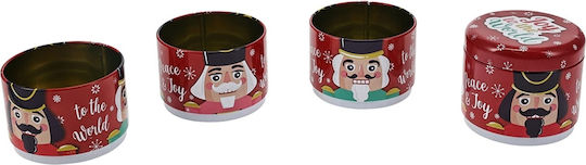 Container 4 Stück Weihnachtliches Tischgeschirr & Weihnachtlicher Schmuck