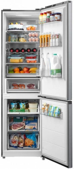 Midea 378лт В201xШ59.5xД70см. Inox MDRB521MGA46O