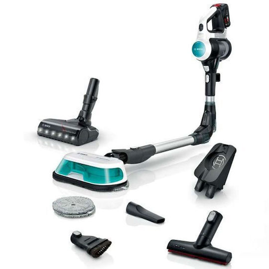 Bosch Unlimited 7 Прахосмукачка 2 в 1 Stick & Ръчна Тюркоазена