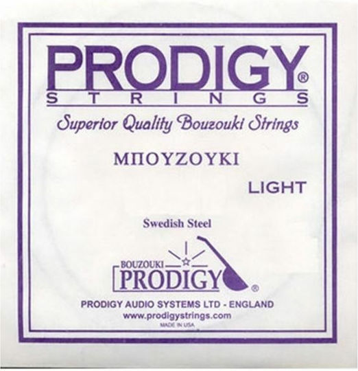 Prodigy Single Steel String for Bouzouki Bouzouki Plain RE1 Light .010"