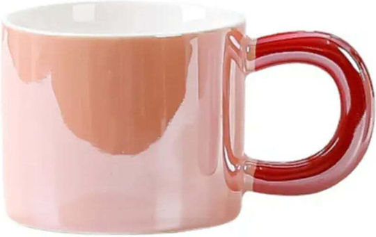Glos Cani Ceramice Pufo Ceai Cafea 250 Ml Roșu