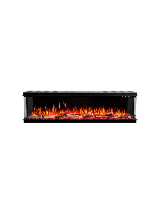 Hitense Стенен Електрическа печка 1600W 127x33.2см Черен