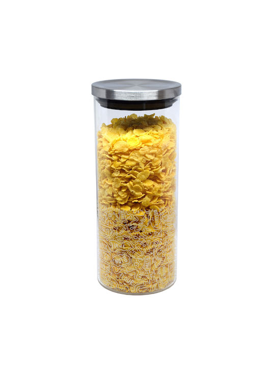 Borosilikatglas Lebensmittelglas Pufo Zucker Kaffee Tee Gewürze Luftdichtes Verschluss 1,4 L