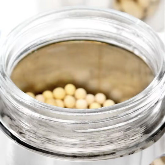 Metallic Pufo Taste Container Sugar Coffee Tea Spices Lid 1.8l Transparent Silver