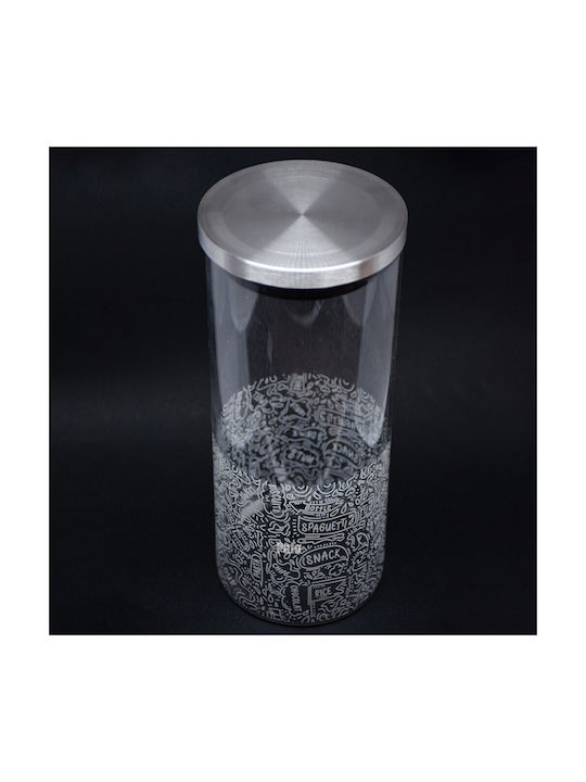 Borosilikatglas Lebensmittelglas Pufo Zucker Kaffee Tee Gewürze Luftdichtes Verschluss 1,4 L