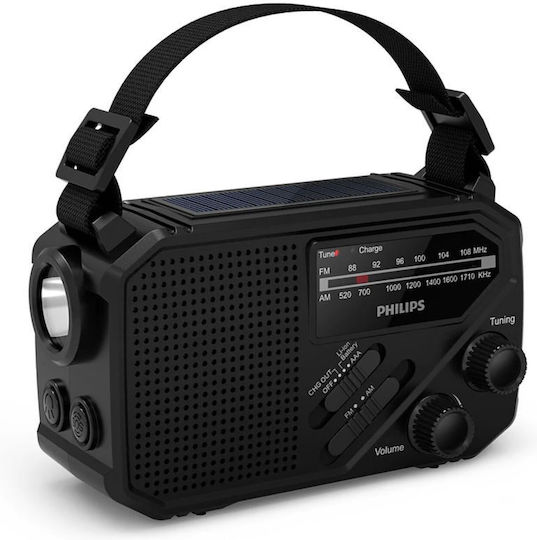 Philips TAR1609/00 Επιτραπέζιο Ραδιόφωνο Μαύρο