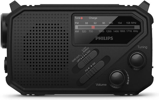 Philips TAR1609/00 Επιτραπέζιο Ραδιόφωνο Μαύρο