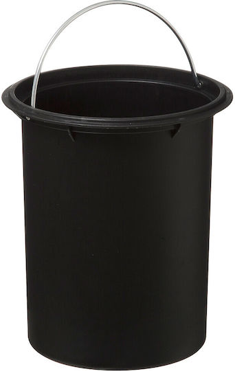 5Five Metallic Waste Bin with Pedal Green 3lt