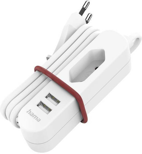 USB захранващ блок с 1.9 м дълъг кабел Hama-223202
