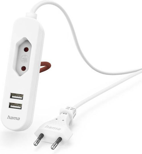USB захранващ блок с 1.9 м дълъг кабел Hama-223202