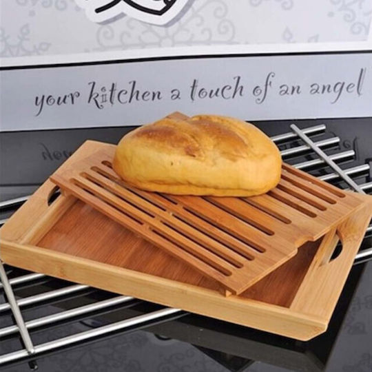 Tocatoare De Bucatarie Pentru Pâine Bambus 37 X 22 Cm