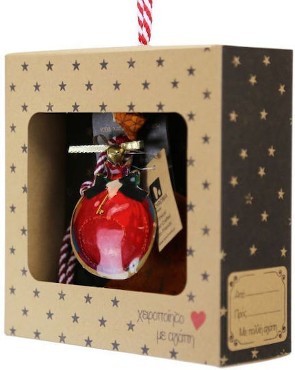 Synchronia Hanging Lucky Charm Pomegranate Multicolour made of Metal 17.5x18cm 1pcs