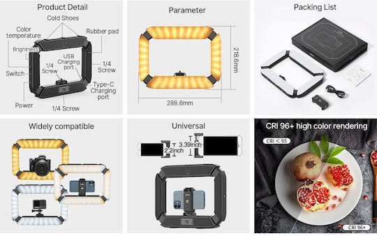 Ulanzi Ring Light with Mobile Holder