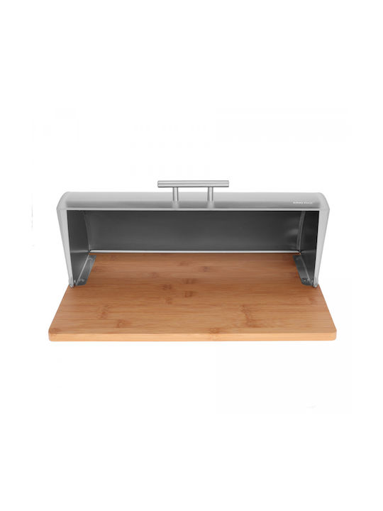 KING Hoff Ψωμιέρα από Bamboo Γκρι 38x28.5x15cm