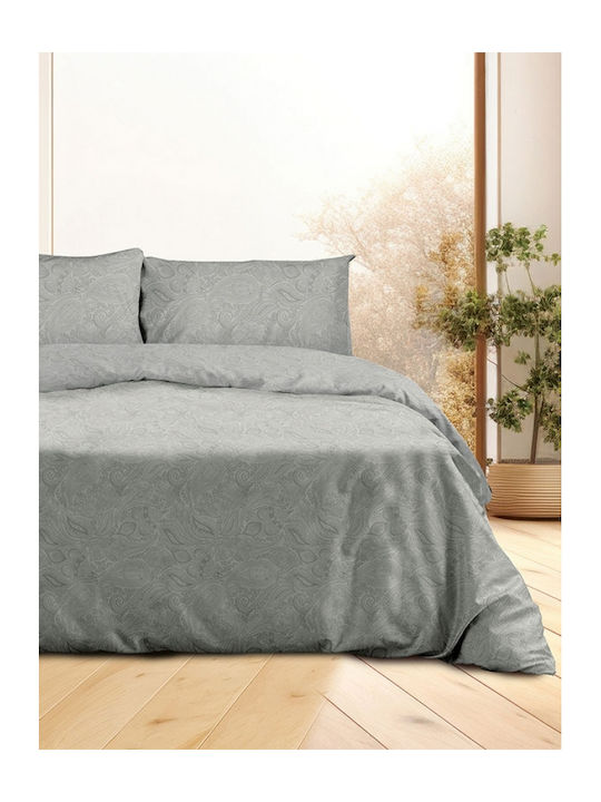 Sunshine Sheet Sets Double 200x260cm. Flannel 2040 Grey 4pcs