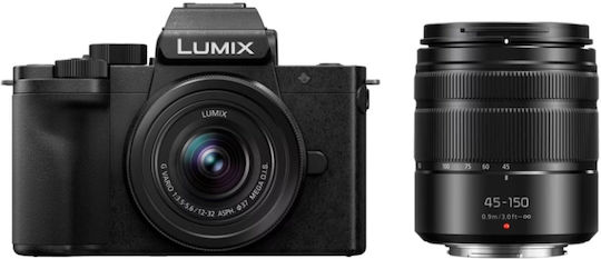Panasonic Lumix DC-G100D + H-FS 12-32 + 35-100E Mirrorless Camera Kit (G Vario 12-60mm F3.5-5.6 Asph. Power OIS + G 35-100mm F/4-5.6 OIS) Black