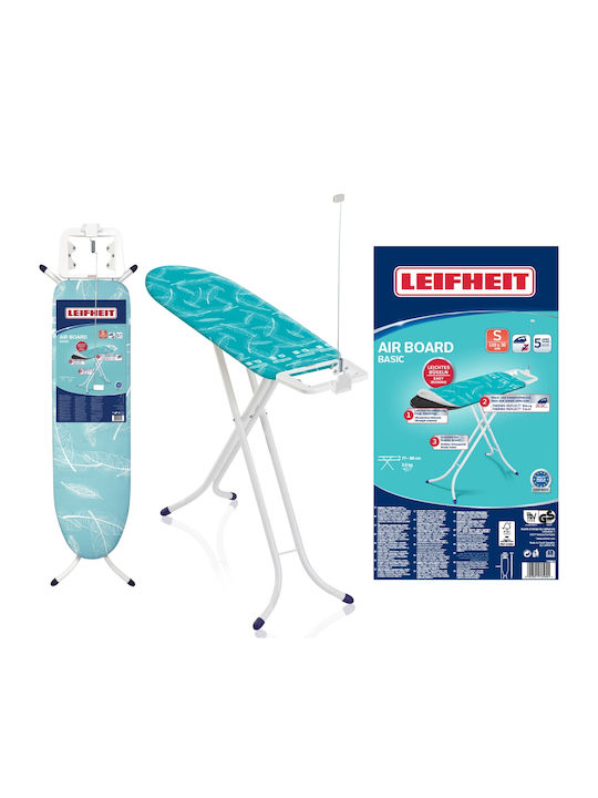 Leifheit AirBoard S Ironing Board for Steam Iron Foldable 110x30x88cm