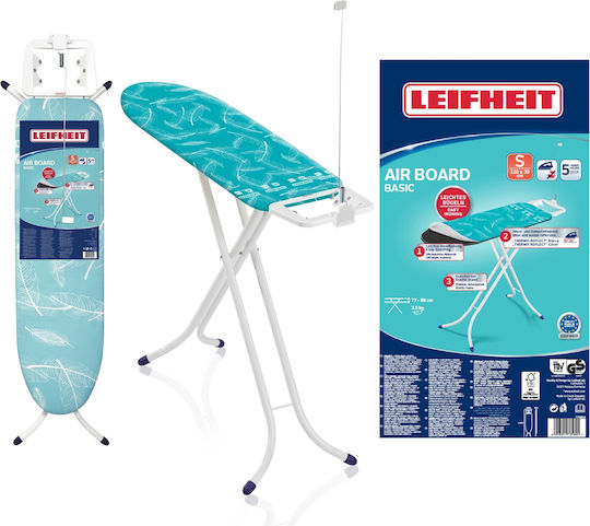 Leifheit AirBoard S Гладилница За Парна Ютия Компактна 110x30x88см