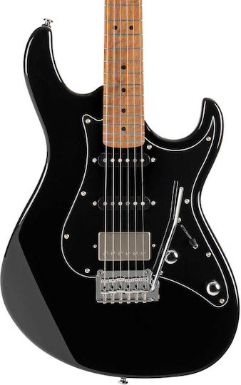 Cort Electric Guitar Stratocaster with HSS Pickup Configuration Black