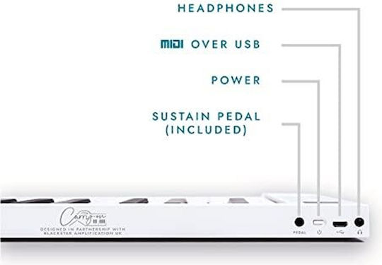 Blackstar Keybaord Carry-On cu 49 Taste Alb