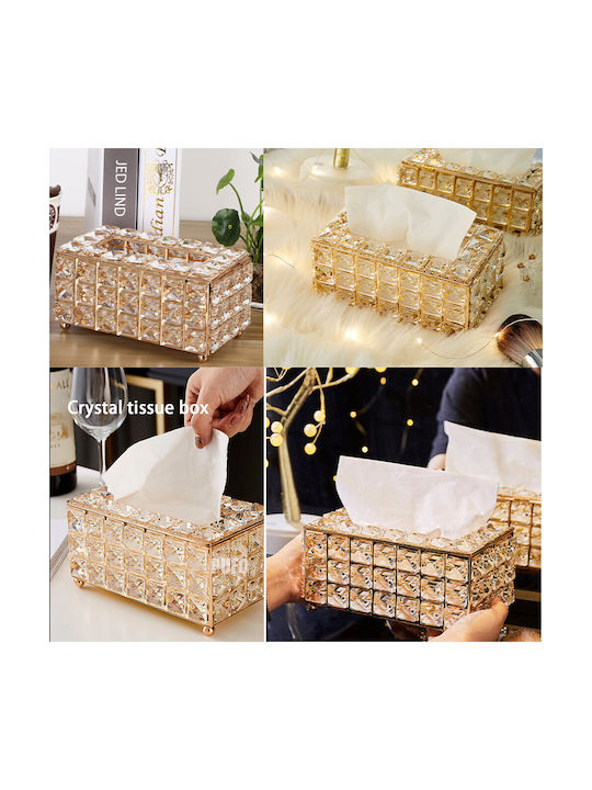 Serviettenhalter Gold 20x12cm