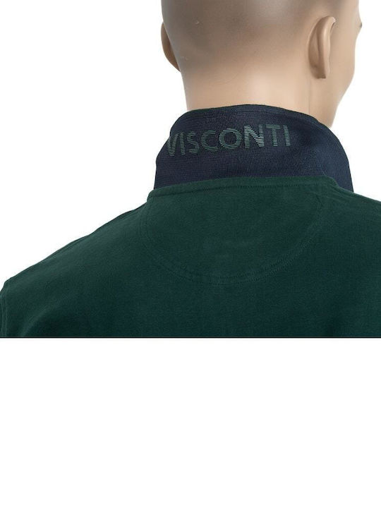 Visconti Polo Long Sleeve Blouse Forest Green