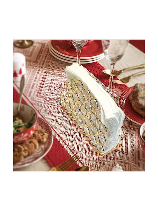 Serviettenhalter Gold 13.5x8cm