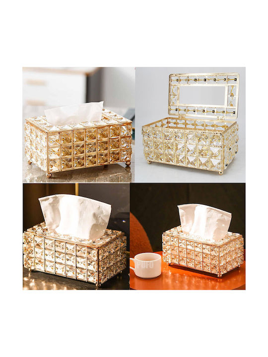 Serviettenhalter Gold 20x12cm