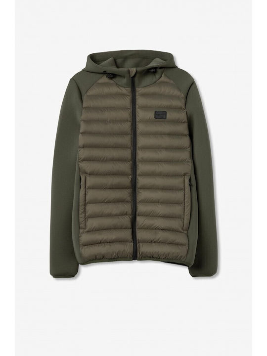Jacket Puffer Windproof Khaki