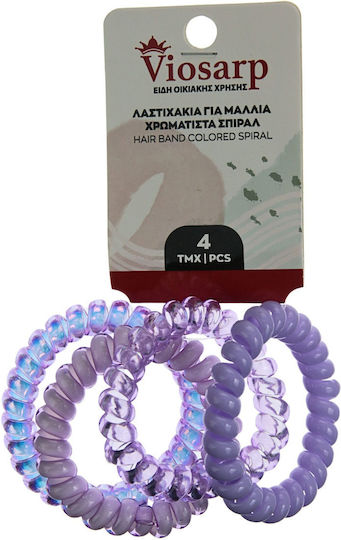 Viosarp Σετ Σπιράλ Λαστιχάκια 4τμχ (Τυχαία Επιλογή)