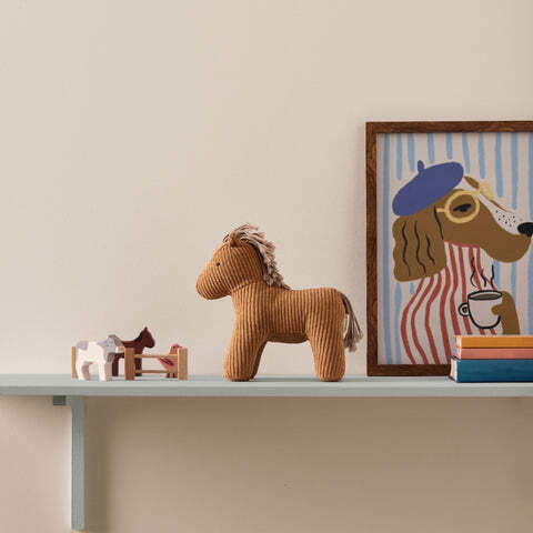 Kids Concept Animăluț Căluț Vera Aiden din Țesătură pentru 0++ Luni