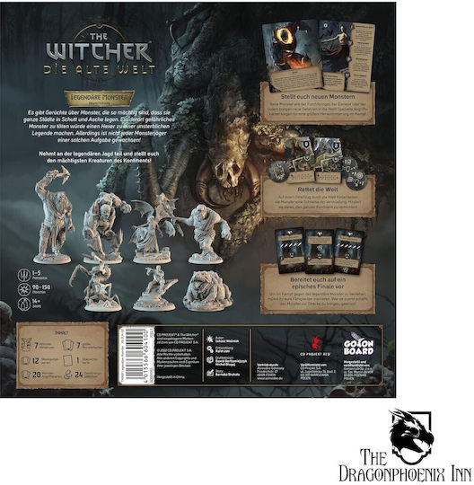 Spiel Erweiterung The Witcher: Old World - Legendary Hunt (exp) (EN) Rebel Pl