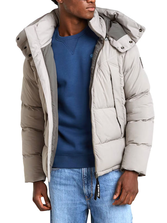 G-Star Raw G Whistler Мъжко Пухено Яке Сиво