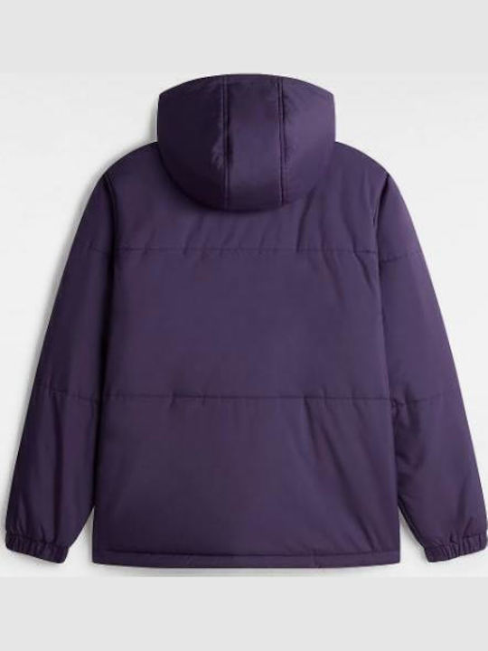 Μπουφάν Puffer Αδιάβροχο Purple