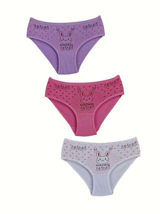 Esthisis Set of Kids' Briefs Multicolour 3pcs
